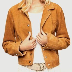 Free People Charlotte Suede Jacket Size XS